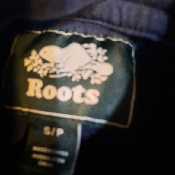 Small Roots Navy Blue Sweater. - Picture 3 of 3